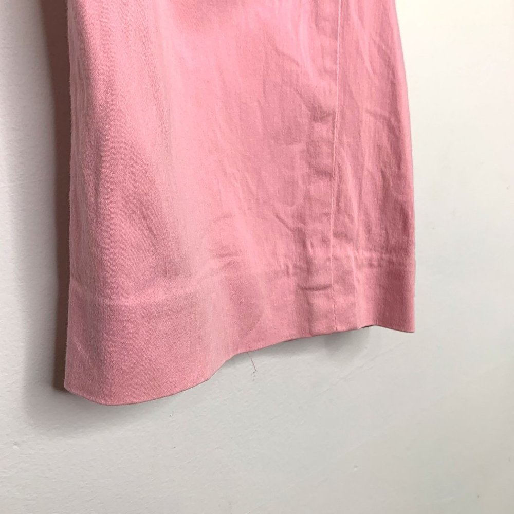 NINE WEST Pink Barbiecore Cropped Pant Sz 8 - Picture 4 of 7